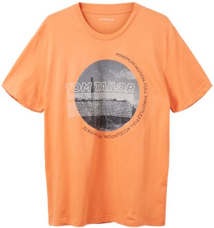 Tom Tailor T-shirt Oranje - XL