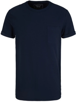 Tom Tailor T-Shirts Tom Tailor , Blue , Heren - 2Xl,Xl