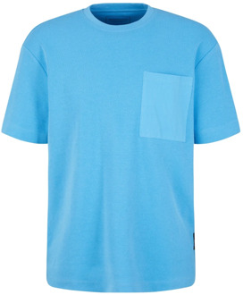 Tom Tailor T-Shirts Tom Tailor , Blue , Heren - Xl,L,M,S