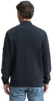 Tom Tailor Washed knit Blauw - L