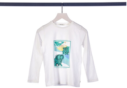 Tom Tailor Whisper shirt met lange mouwen White Wit - 92/98