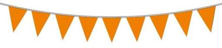 TOM Vlaggenlijn holland oranje: 10 meter (30114) - Vlag (fanshop) - Zwart
