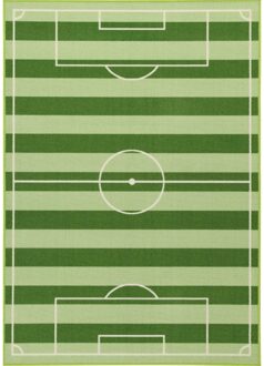 TOM Vloerkleed Football 140 X 80 Cm Groen