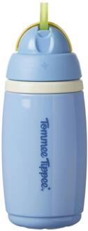 Tommee Tippee Baby Accessoires Tommee Tippee Drinking Bottle With Straw +12M Blue 266 ml