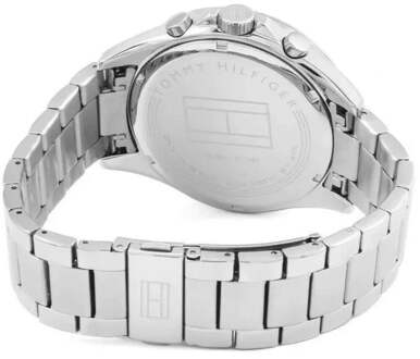 Tommy Hilfiger 1791104 Luke Chronograaf Herenhorloge Zilver - One Size