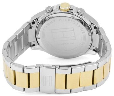 Tommy Hilfiger 1791226 Hudson Tweekleurig Herenhorloge Zilver en goud - One Size