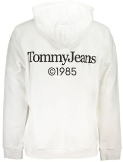 Tommy Hilfiger 1985 Logo Hooded Sweatshirt Klassieke Stijl Wit