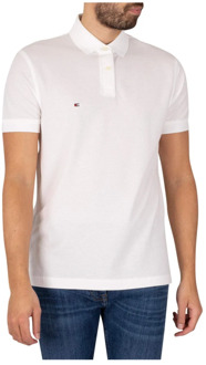 Tommy Hilfiger 1985 regular fit polo - wit -  Maat: XXL