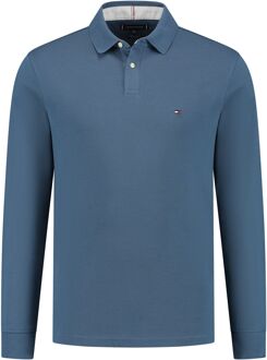 Tommy Hilfiger 1985 Regular LS Polo Heren donkerblauw - M