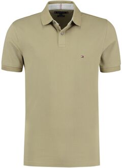 Tommy Hilfiger 1985 Regular Polo Heren bruin - XXL