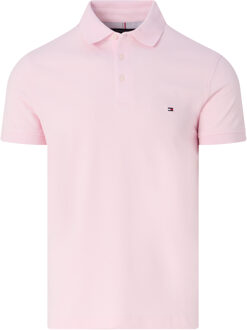 Tommy Hilfiger 1985 Slim Fit polo - licht roze - Light Pink -  Maat: M