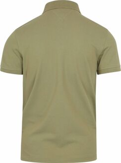 Tommy Hilfiger 1985 Slim Fit polo - olijf groen - Faded Olive -  Maat: L