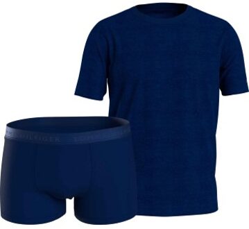 Tommy Hilfiger 2 stuks Luxe Trunk And Tee Giftbox * Actie * Blauw - Small,Medium,Large,X-Large
