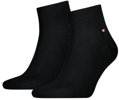 Tommy Hilfiger 2 stuks Men Quarter Sock * Actie * Blauw,Zwart,Grijs,Wit,Versch.kleure/Patroon,Rood - Maat 39/42,Maat 43/46,Maat 47/49