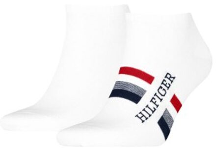 Tommy Hilfiger 2 stuks Men Tab Sneaker Socks * Actie * Zwart,Grijs,Wit,Blauw - Maat 39/42,Maat 43/46