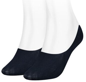 Tommy Hilfiger 2 stuks Women Footie Socks * Actie * Zwart,Grijs,Wit,Blauw - Maat 35/38,Maat 39/42