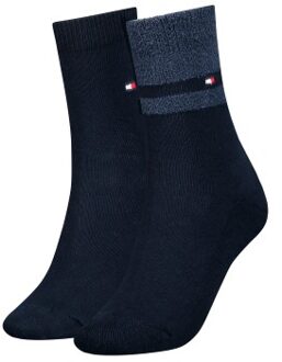 Tommy Hilfiger 2 stuks Women Gifting Boucle Stripe Sock Wit,Blauw,Versch.kleure/Patroon,Roze - Maat 35/38