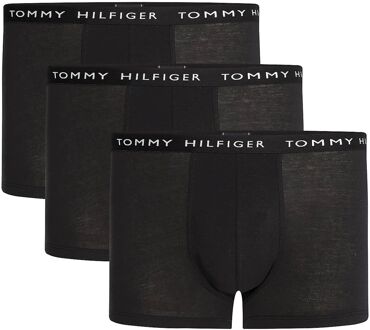 Tommy Hilfiger 3-pack boxershorts trunk heren - zwart