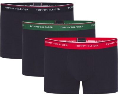 Tommy Hilfiger 3 stuks Essentials Boxers * Actie * Zwart,Blauw,Versch.kleure/Patroon,Rood,Groen - Small,Medium,Large,X-Large,XX-Large