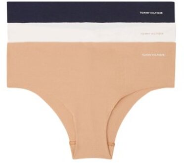 Tommy Hilfiger 3 stuks Logo Hipsters * Actie * Versch.kleure/Patroon - Small,Medium,Large,X-Large