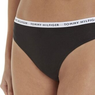 Tommy Hilfiger 3 stuks Recycled Essentials Thong Zwart,Beige,Bruin,Rood,Blauw,Versch.kleure/Patroon,Grijs - Small,Medium,Large,X-Large