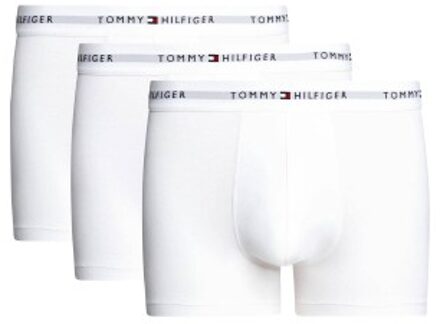 Tommy Hilfiger 3 stuks Signature Essential Cotton Trunk * Actie * Versch.kleure/Patroon,Wit,Blauw,Rood,Zwart - Medium,Large,X-Large,XX-Large