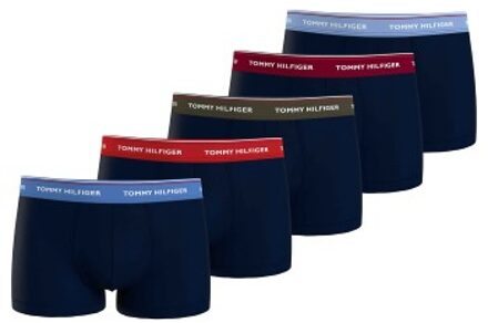 Tommy Hilfiger 5 stuks Premium Essentials Trunks * Actie * Blauw - Medium,Large,X-Large,XX-Large