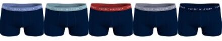Tommy Hilfiger 5 stuks WB Trunk * Actie * Blauw - Medium,Large,XX-Large