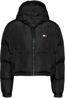 Tommy Hilfiger Alaska Dames Jassen Collectie Tommy Jeans , Black , Dames - L,M,S