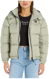 Tommy Hilfiger Alaska Puffer Jas Tommy Hilfiger , Green , Dames - Xl,L,M,S