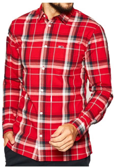Tommy Hilfiger Alledaagse t-shirts Tommy Hilfiger , Red , Heren - S