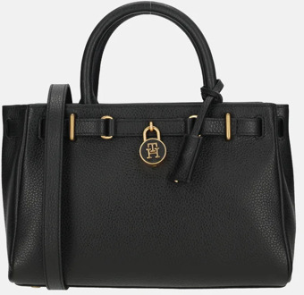 Tommy Hilfiger American icon mini handtas black Zwart