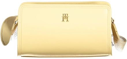 Tommy Hilfiger Beige Schoudertas met Ritssluiting Tommy Hilfiger , Beige , Dames - ONE Size