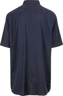 Tommy Hilfiger Big & Tall Short Sleeve Overhemd Flex Navy Blauw - 3XL,4XL,5XL