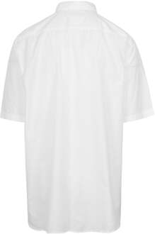 Tommy Hilfiger Big & Tall Short Sleeve Overhemd Flex Wit - XXL,3XL,4XL,5XL
