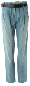 Tommy Hilfiger Blauwe Classic Fit High Rise Jeans voor dames Tommy Hilfiger , Blue , Dames - Xl,L