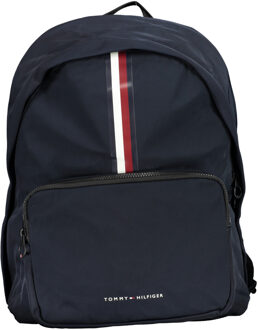 Tommy Hilfiger Blauwe Gestreepte Rugzak Tommy Hilfiger , Blue , Heren - ONE Size