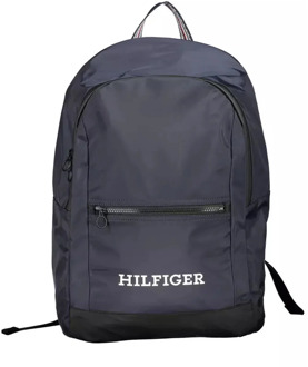 Tommy Hilfiger Blauwe Laptop Rugzak met Stijl en Functionaliteit Tommy Hilfiger , Blue , Heren - ONE Size