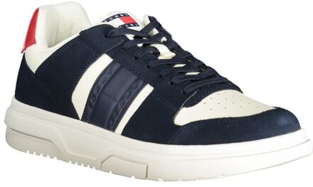Tommy Hilfiger Blauwe Polyester Sneakers Donkerblauw - EU 45