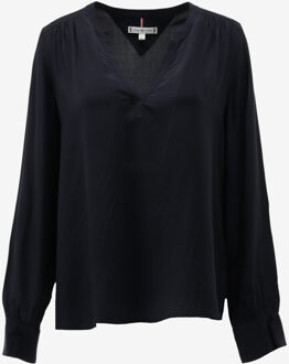 Tommy Hilfiger Blouse donker blauw - 34;36;38
