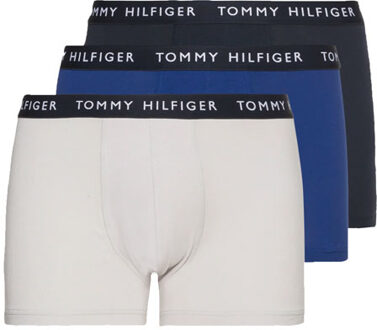 Tommy Hilfiger boxershorts 3-pack blauw-grijs - L