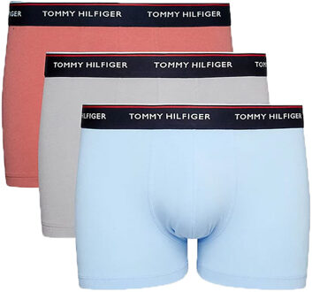 Tommy Hilfiger boxershorts 3-pack blue-rood-grijs - L