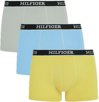 Tommy Hilfiger boxershorts 3-pack geel blue grijs - L