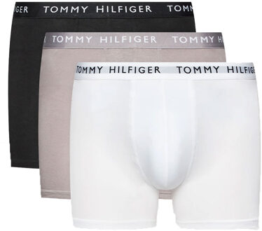 Tommy Hilfiger boxershorts 3-pack grijs-zwart-wit - XL