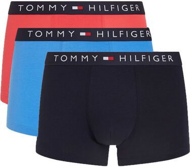 Tommy Hilfiger boxershorts 3-pack roze-blauw - L