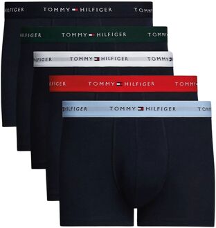 Tommy Hilfiger boxershorts 5-pack blauw - XL