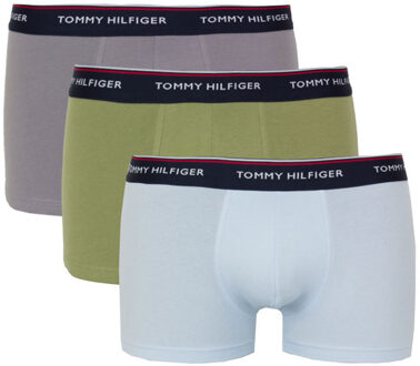 Tommy Hilfiger Boxershorts met logoband in 3-pack Groen - XL