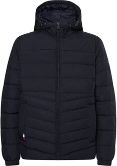 Tommy Hilfiger Branded hooded jacket Blauw - S