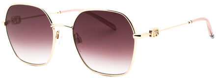 Tommy Hilfiger bruine gradiëntlens DK gele zonnebril Geel - One Size