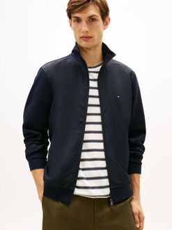 Tommy Hilfiger Cardigan Mix Intechno Jas Navy Donkerblauw - M,S